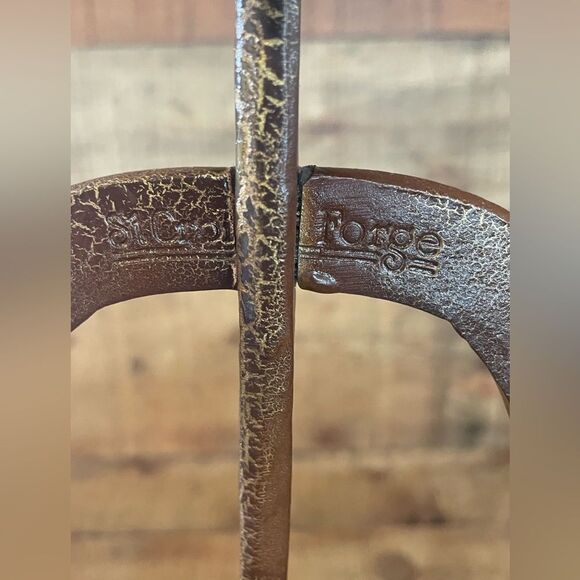 Horseshoe Western Decor Cowboy St.Croix Forge Steel salt/pepper/Napkin Holder - Picture 3 of 8